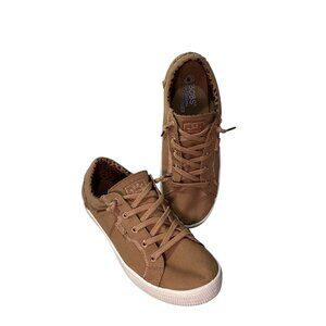 Bob's Women's Casual Dress Sneakers Memory Foam Lt Brown Slip On Size 9 NICE